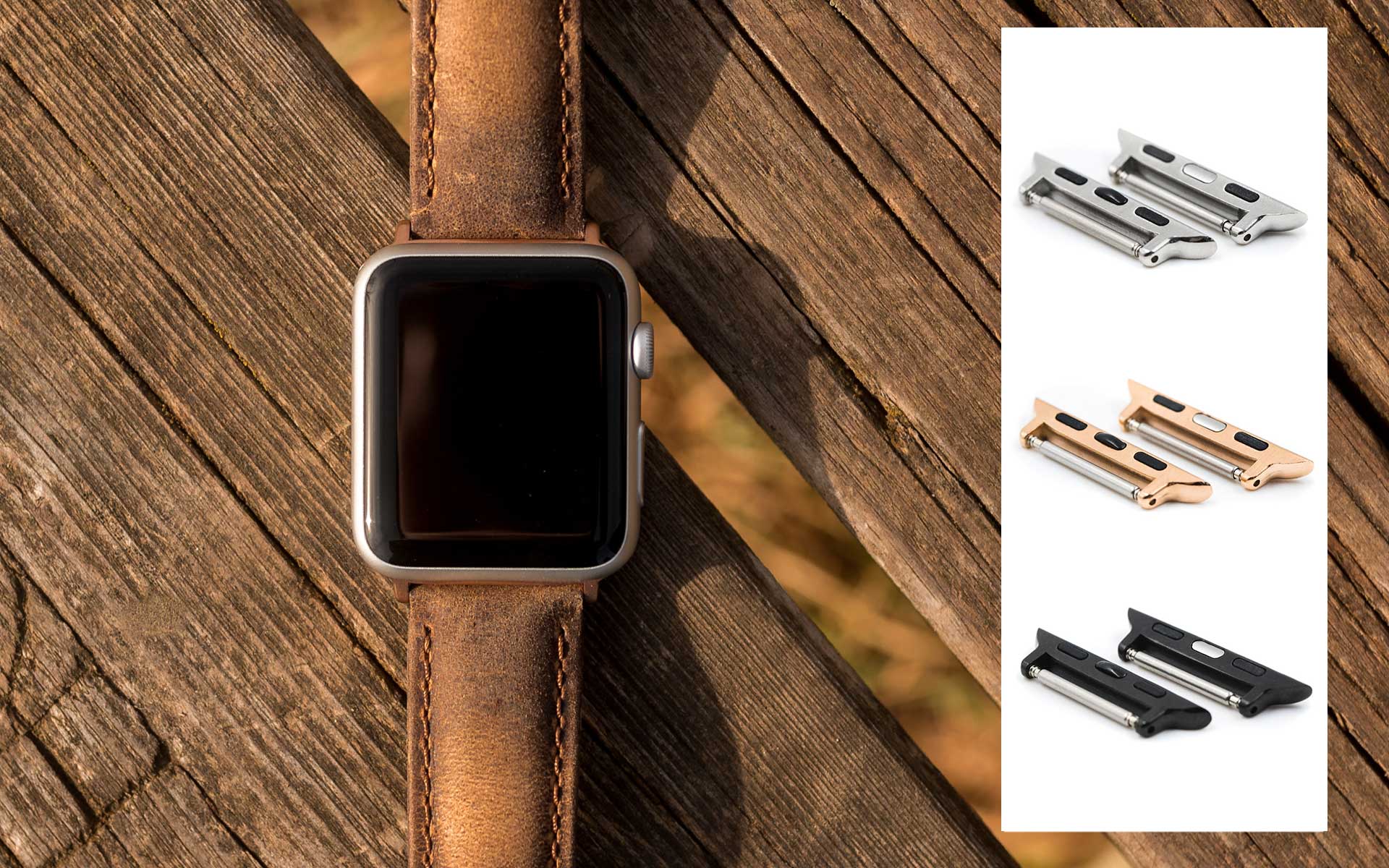 HIRSCH Apple Watch Strap Adapters